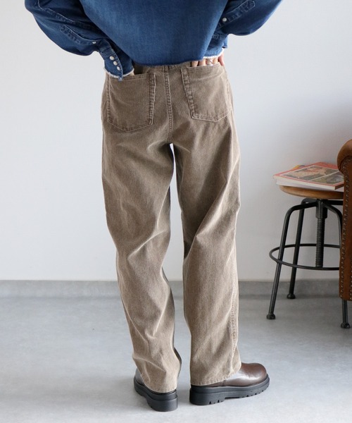 cepo（セポ）の「〈セットアップ対応〉11Ｗサルファーストレート コーデュロイパンツ（チノパンツ・レディース・グレー/チャコール/ベージュ・S/M/L）」の20枚目の写真