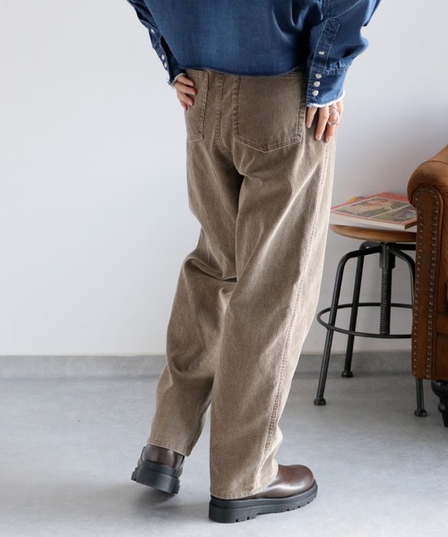 cepo（セポ）の「〈セットアップ対応〉11Ｗサルファーストレート コーデュロイパンツ（チノパンツ・レディース・グレー/チャコール/ベージュ・S/M/L）」の21枚目の写真
