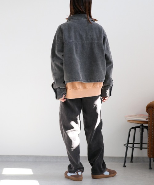 cepo(セポ)の「〈セットアップ対応〉11Wサルファーストレート コーデュロイパンツ(チノパンツ・レディース・グレー/チャコール/ベージュ・S/M/L)」の21枚目の写真