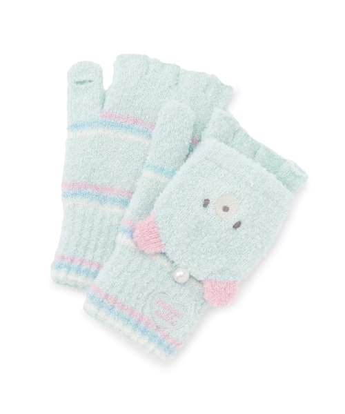 セール】アニマルフェイス マシュマロニット手袋（手袋）｜mezzo piano