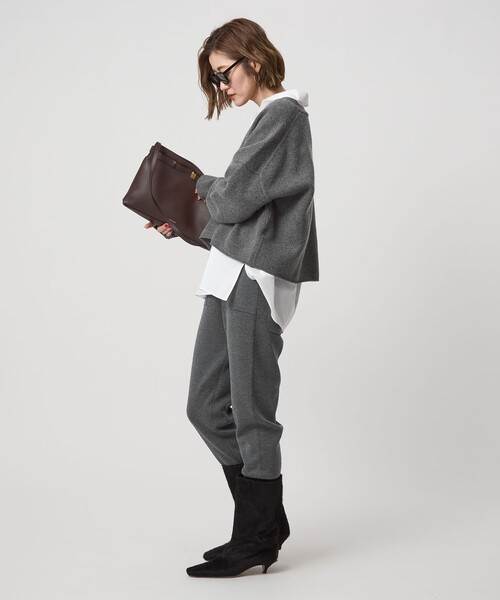 conte スリット ニットパンツ conte＞スリット ニットパンツ（その他パンツ）｜conte（コンテ）の