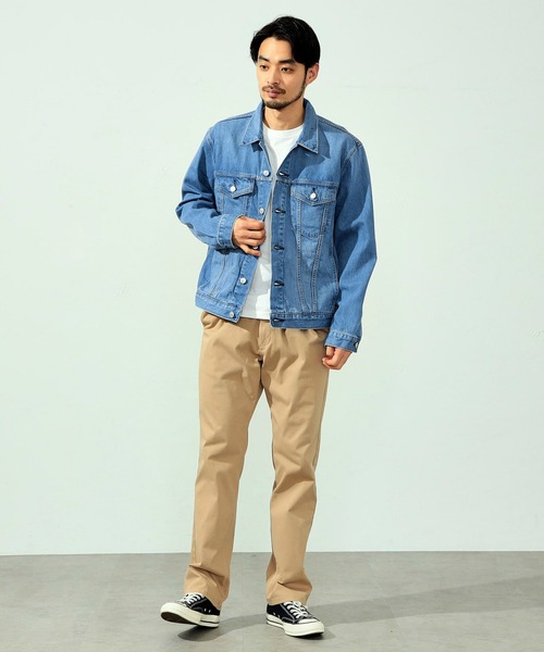 EDWIN(エドウィン)の「EDWIN エドウィン デニムジャケット ジージャン(デニムジャケット・メンズ・ブラック/ブルー/インディゴブルー/ライトインディゴブルー/ホワイト・SMALL/MEDIUM/LARGE/X-LARGE)」の7枚目の写真