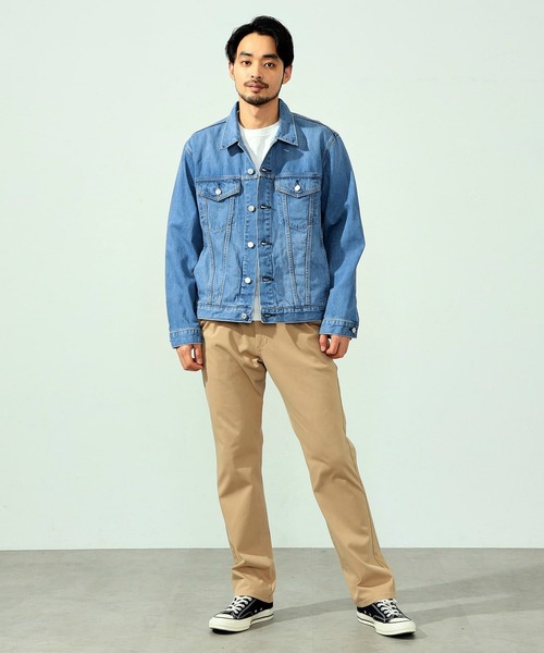 EDWIN(エドウィン)の「EDWIN エドウィン デニムジャケット ジージャン(デニムジャケット・メンズ・ブラック/ブルー/インディゴブルー/ライトインディゴブルー/ホワイト・SMALL/MEDIUM/LARGE/X-LARGE)」の8枚目の写真