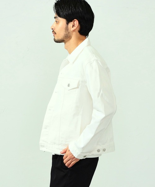 EDWIN(エドウィン)の「EDWIN エドウィン デニムジャケット ジージャン(デニムジャケット・メンズ・ブラック/ブルー/インディゴブルー/ライトインディゴブルー/ホワイト・SMALL/MEDIUM/LARGE/X-LARGE)」の12枚目の写真