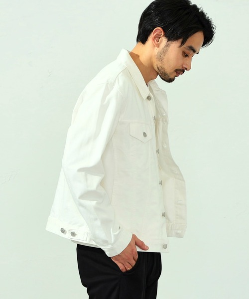 EDWIN(エドウィン)の「EDWIN エドウィン デニムジャケット ジージャン(デニムジャケット・メンズ・ブラック/ブルー/インディゴブルー/ライトインディゴブルー/ホワイト・SMALL/MEDIUM/LARGE/X-LARGE)」の14枚目の写真