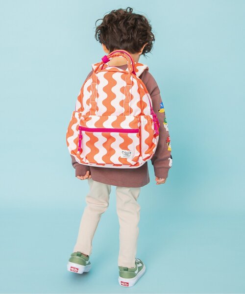 BREEZE（ブリーズ）の「【26SS新作】DAISUKI リュック（SS-Mサイズ）（バックパック/リュック・キッズ・エメラルド/サックスブルー/グレー/オフホワイト/ネイビー/ストライプ/レインボー・XS/S/SMALL/MEDIUM）」の13枚目の写真