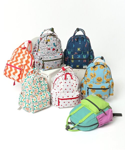 BREEZE（ブリーズ）の「【26SS新作】DAISUKI リュック（SS-Mサイズ）（バックパック/リュック・キッズ・エメラルド/サックスブルー/グレー/オフホワイト/ネイビー/ストライプ/レインボー・XS/S/SMALL/MEDIUM）」の14枚目の写真