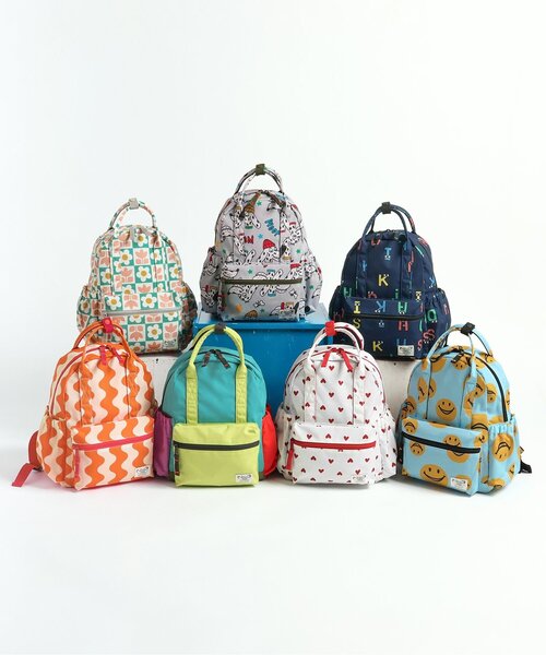 BREEZE（ブリーズ）の「【26SS新作】DAISUKI リュック（SS-Mサイズ）（バックパック/リュック・キッズ・エメラルド/サックスブルー/グレー/オフホワイト/ネイビー/ストライプ/レインボー・XS/S/SMALL/MEDIUM）」の16枚目の写真