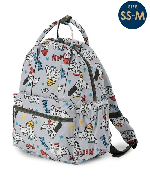 BREEZE（ブリーズ）の「【26SS新作】DAISUKI リュック（SS-Mサイズ）（バックパック/リュック・キッズ・エメラルド/サックスブルー/グレー/オフホワイト/ネイビー/ストライプ/レインボー・XS/S/SMALL/MEDIUM）」の17枚目の写真