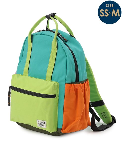 BREEZE（ブリーズ）の「【26春新作】DAISUKI リュック（SS-Mサイズ）（バックパック/リュック・キッズ・エメラルド/サックスブルー/グレー/オフホワイト/ネイビー/ストライプ/レインボー・XS/S/SMALL/MEDIUM）」の10枚目の写真