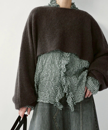 JOURNAL STANDARD LUXE | モヘヤMIXカタアゼ フリープル(その他トップス)