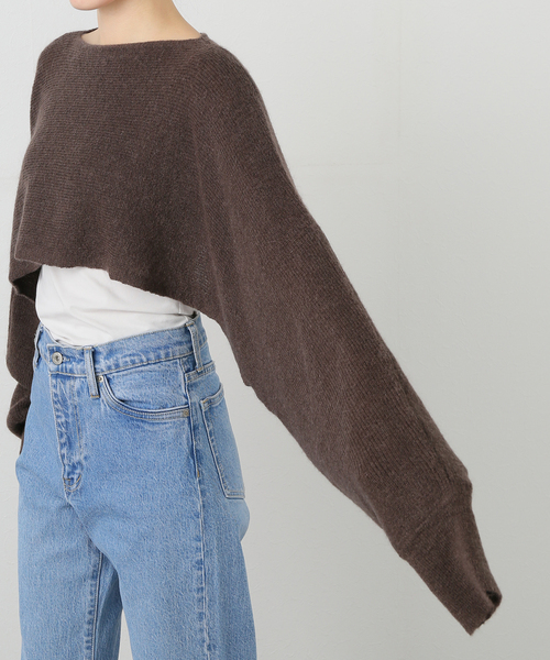 JOURNAL STANDARD LUXE(ジャーナルスタンダード ラックス)の「モヘヤMIXカタアゼ フリープル(その他トップス・レディース・ブラウン/レッド・FREE)」の16枚目の写真