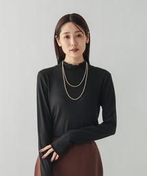 GLOBAL WORK | Fffit エフィット/メローリブハイネック長袖/612375(Tシャツ/カットソー)