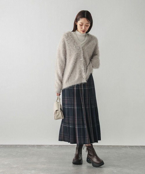GLOBAL WORK(グローバルワーク)の「Fffit エフィット/メローリブハイネック長袖/612375(Tシャツ/カットソー・レディース・ホワイト/ブラウン系その他6/ブラック・SMALL/LARGE/MEDIUM/X-LARGE)」の12枚目の写真