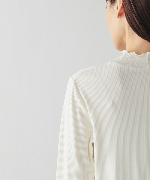 GLOBAL WORK(グローバルワーク)の「Fffit エフィット/メローリブハイネック長袖/612375(Tシャツ/カットソー・レディース・ホワイト/ブラウン系その他6/ブラック・SMALL/LARGE/MEDIUM/X-LARGE)」の6枚目の写真