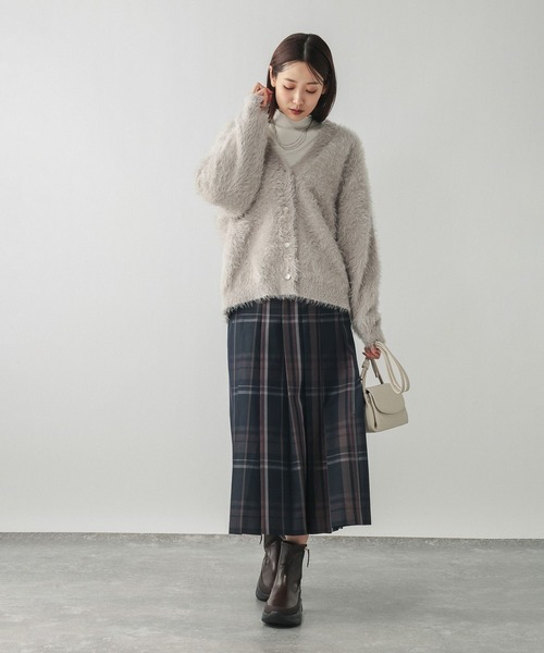 GLOBAL WORK(グローバルワーク)の「Fffit エフィット/メローリブハイネック長袖/612375(Tシャツ/カットソー・レディース・ホワイト/ブラウン系その他6/ブラック・SMALL/LARGE/MEDIUM/X-LARGE)」の13枚目の写真