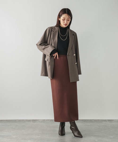 GLOBAL WORK(グローバルワーク)の「Fffit エフィット/メローリブハイネック長袖/612375(Tシャツ/カットソー・レディース・ホワイト/ブラウン系その他6/ブラック・SMALL/LARGE/MEDIUM/X-LARGE)」の16枚目の写真