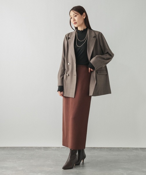 GLOBAL WORK(グローバルワーク)の「Fffit エフィット/メローリブハイネック長袖/612375(Tシャツ/カットソー・レディース・ホワイト/ブラウン系その他6/ブラック・SMALL/LARGE/MEDIUM/X-LARGE)」の17枚目の写真