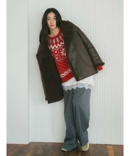 Ungrid（アングリッド）の「タックデザインラフパンツ（その他パンツ・レディース・ベージュ/チャコールグレー・SMALL/MEDIUM）」の16枚目の写真