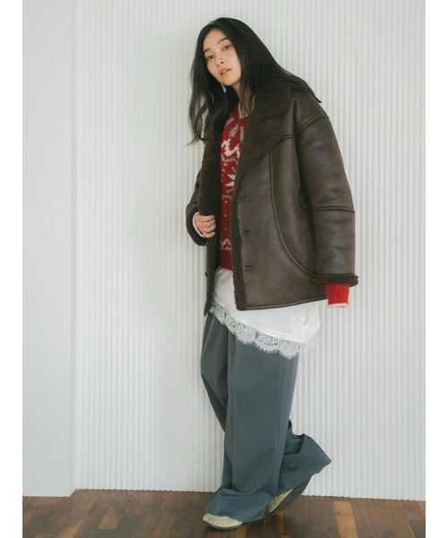 Ungrid（アングリッド）の「タックデザインラフパンツ（その他パンツ・レディース・ベージュ/チャコールグレー・SMALL/MEDIUM）」の17枚目の写真