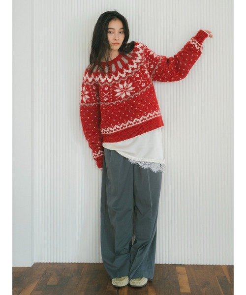 Ungrid（アングリッド）の「タックデザインラフパンツ（その他パンツ・レディース・ベージュ/チャコールグレー・SMALL/MEDIUM）」の18枚目の写真