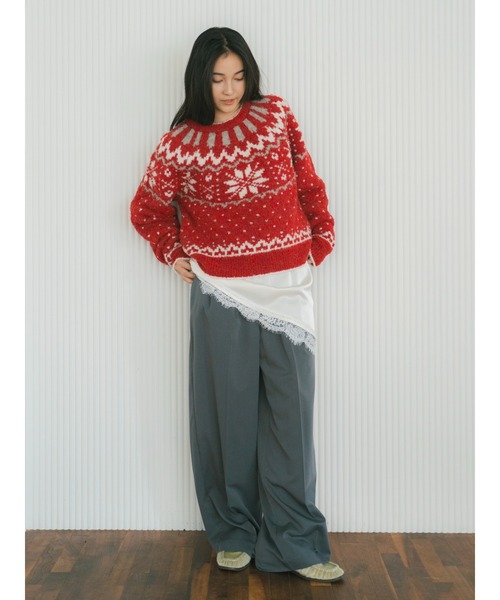 Ungrid（アングリッド）の「タックデザインラフパンツ（その他パンツ・レディース・ベージュ/チャコールグレー・SMALL/MEDIUM）」の19枚目の写真