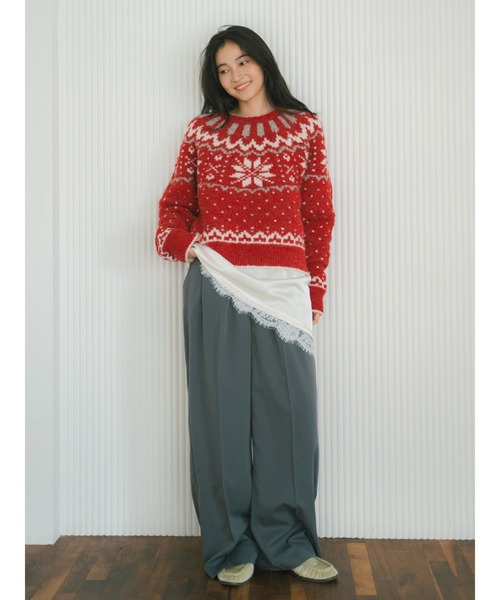 Ungrid（アングリッド）の「タックデザインラフパンツ（その他パンツ・レディース・ベージュ/チャコールグレー・SMALL/MEDIUM）」の20枚目の写真