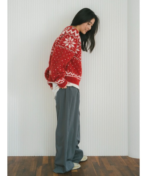 Ungrid（アングリッド）の「タックデザインラフパンツ（その他パンツ・レディース・ベージュ/チャコールグレー・SMALL/MEDIUM）」の21枚目の写真