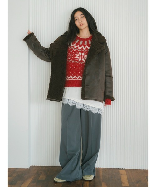 Ungrid（アングリッド）の「タックデザインラフパンツ（その他パンツ・レディース・ベージュ/チャコールグレー・SMALL/MEDIUM）」の22枚目の写真