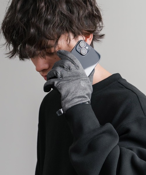 THE NORTH FACE（ザノースフェイス）の「THE NORTH FACE ザ・ノースフェイス ETIP RCYCLD GLV/スマホ タッチパネル対応 グローブ 五本指 手袋（手袋・メンズ・ブラック×ホワイト/ブラック/グレー・M/L）」の13枚目の写真