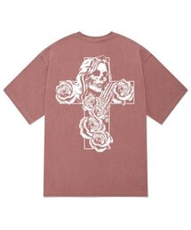 KTPP0134 エモン ピグメント 半袖Tシャツ - ピンク