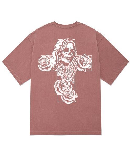 KAN6312(カン6312)の「KTPP0134 エモン ピグメント 半袖Tシャツ - ピンク(Tシャツ/カットソー・メンズ・その他・LARGE/X-LARGE/MEDIUM)」の1枚目の写真
