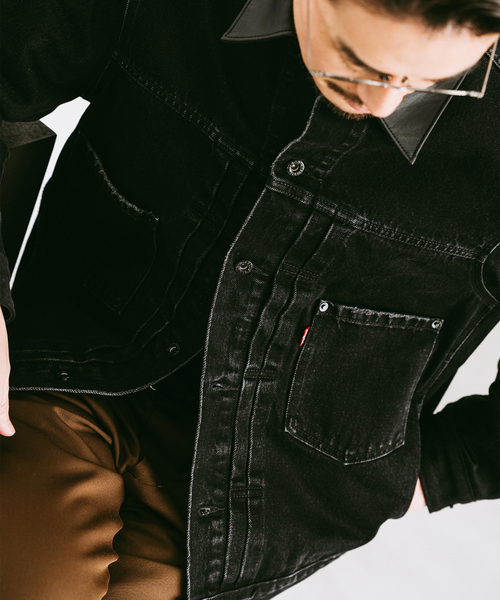 リーバイス MADE&CRAFTED トラッカージャケット 2nd 黒 L Levi's（リーバイス） デニムジャケット gジャン 「再」Levi's