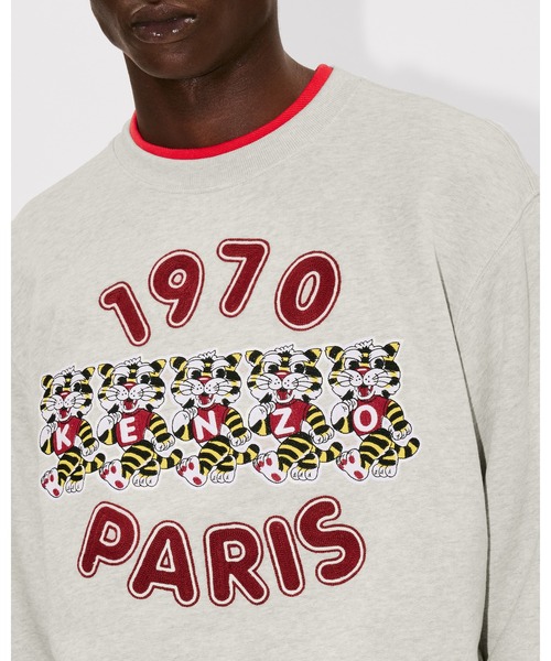 KENZO(ケンゾー)の「'KENZO Wild Tiger' エンブロイダリー スウェット イン コットン(スウェット・メンズ・グレー系その他・X-LARGE/LARGE/MEDIUM/SMALL)」の1枚目の写真