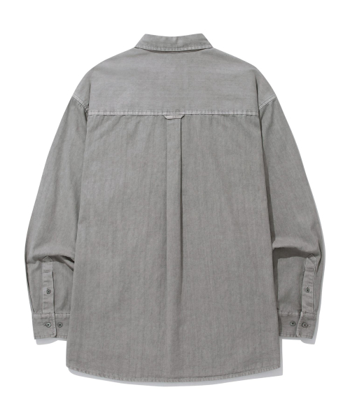 COVERNAT(カバーナット)の「ピグメントオックスフォードシャツグレー(シャツ/ブラウス・レディース・その他・LARGE/MEDIUM/SMALL/X-LARGE/X-SMALL/XX-LARGE)」の2枚目の写真