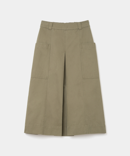 UNIFORM BRIDGE(ユニフォームブリッジ)の「pocket long skirt(womens) olive(スカート・レディース・その他・SMALL/MEDIUM)」の1枚目の写真