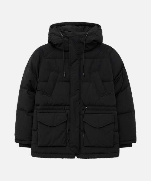 DRAW FIT（ドローフィット）の「[オジョンギュXドローフィット] ユーティリティパディッドダウンパーカージャケット [ブラック]（ダウンジャケット/コート・メンズ・その他・MEDIUM/LARGE/X-LARGE）」の5枚目の写真