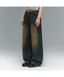 RANDOMOFF（ランダムオフ）の「BTB : WAVE WASHING JEANS [YELLOW MINUIT CORE]（デニムパンツ）」