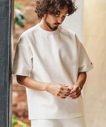 felkod | mt10140-Barcode Embroidery Cardboard Knit Tee Tシャツ(F26S220)(Tシャツ/カットソー)