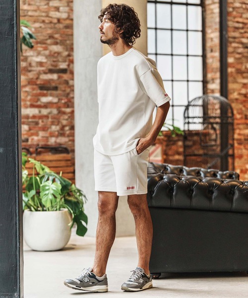 felkod（フィルコッド）の「mt10140-Barcode Embroidery Cardboard Knit Tee Tシャツ(F26S220)（Tシャツ/カットソー・メンズ・ホワイト/ブラック/グリーン・S/M/L/XL）」の8枚目の写真