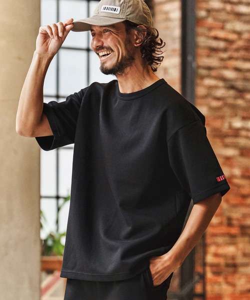 felkod（フィルコッド）の「mt10140-Barcode Embroidery Cardboard Knit Tee Tシャツ(F26S220)（Tシャツ/カットソー・メンズ・ホワイト/ブラック/グリーン・S/M/L/XL）」の10枚目の写真