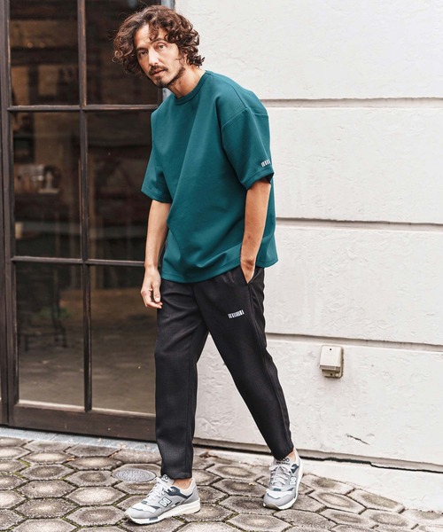 felkod（フィルコッド）の「mt10140-Barcode Embroidery Cardboard Knit Tee Tシャツ(F26S220)（Tシャツ/カットソー・メンズ・ホワイト/ブラック/グリーン・S/M/L/XL）」の17枚目の写真