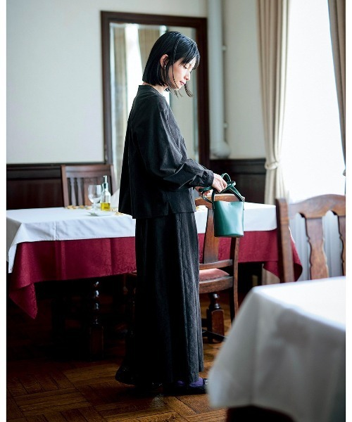 Sunny clouds（サニークラウズ）の「サニークラウズ　ジャカード模様の魔女トップス〈レディース〉（その他トップス・レディース・ブラック・L/M/MP/3L/LL）」の3枚目の写真