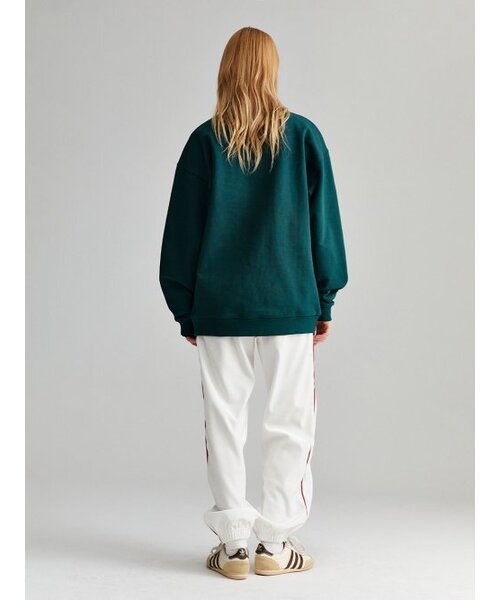 MENASOO(ミナス)の「UNISEX HERITAGE EMBLEM MOCK-NECK SWEATSHIRT GREEN(スウェット・レディース・その他・FREE)」の5枚目の写真