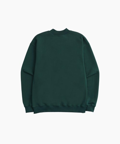 MENASOO(ミナス)の「UNISEX HERITAGE EMBLEM MOCK-NECK SWEATSHIRT GREEN(スウェット・レディース・その他・FREE)」の14枚目の写真