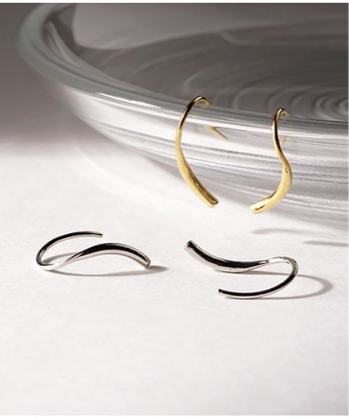 itam(アイタム)の「【itam】アイタム/ ステンレス キャッチレス プレーンピアス(ピアス(両耳用)・レディース・ゴールド/シルバー・FREE)」の1枚目の写真