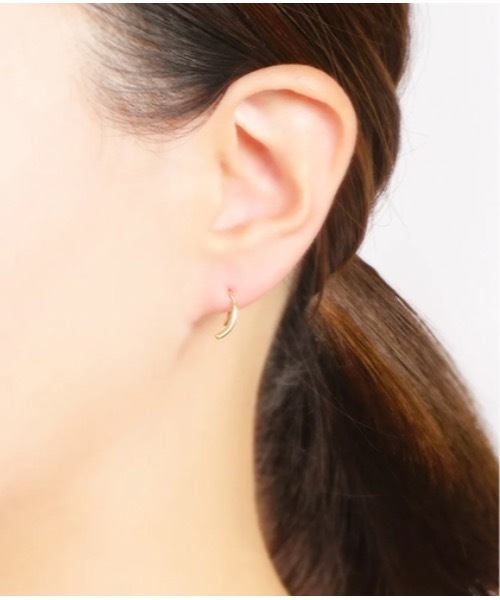 itam(アイタム)の「【itam】アイタム/ ステンレス キャッチレス プレーンピアス(ピアス(両耳用)・レディース・ゴールド/シルバー・FREE)」の3枚目の写真