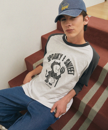 PLAC（プラック）の「CASPER x PLAC スプーキーアンドスウィートTシャツ ライトグレー（Tシャツ/カットソー）」