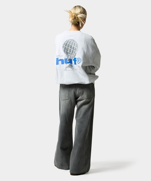 HUF(ハフ)の「COMMUNITY SUPPORT CREW(スウェット・メンズ・ブラック/アッシュ・S/M/L/XL/XXL)」の12枚目の写真