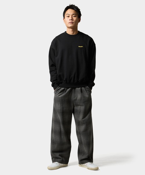 HUF(ハフ)の「COMMUNITY SUPPORT CREW(スウェット・メンズ・ブラック/アッシュ・S/M/L/XL/XXL)」の7枚目の写真